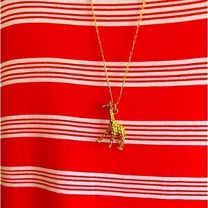 J.Crew Giraffe Charm Necklace